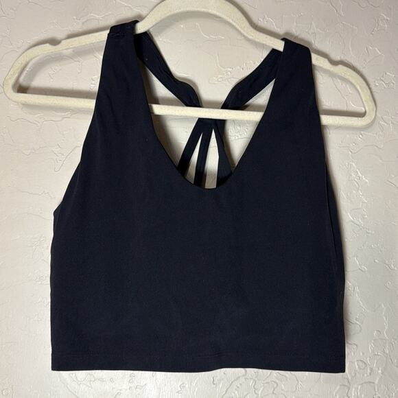 Aerie real me recharge black sports bra lounge top size XL. - Picture 3 of 4